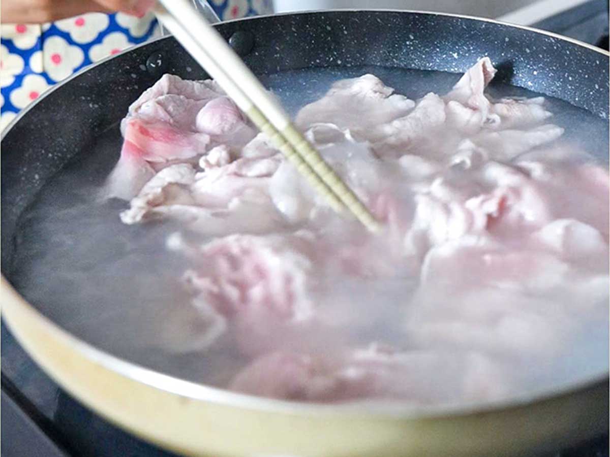 冷しゃぶの作り方