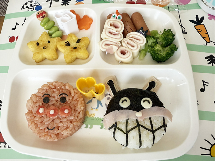 義母のキッズプレートの写真
