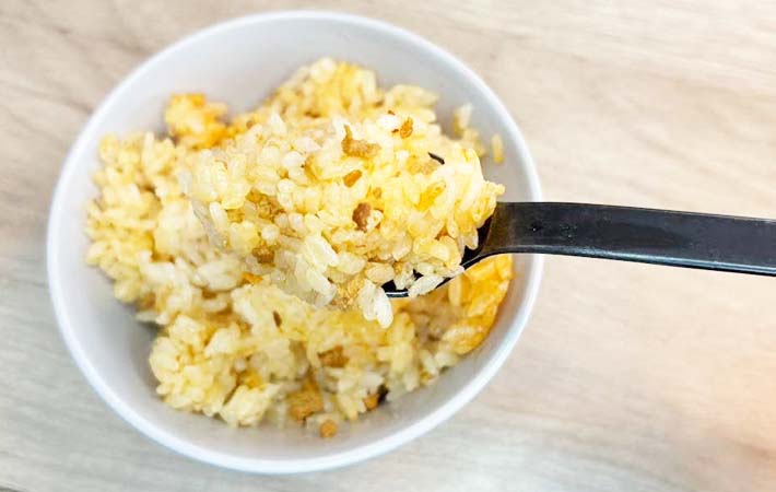 『麻婆豆腐炊き込みご飯』の完成写真