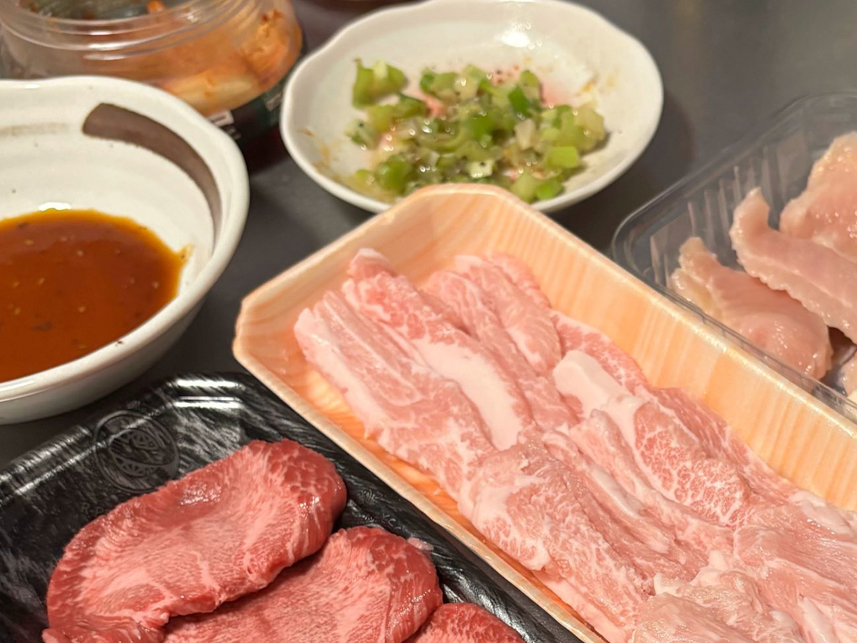 キッチン焼肉の様子