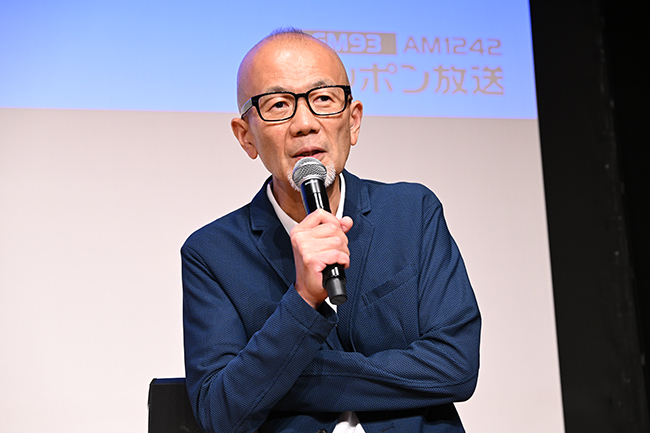 映画『雪風 YUKIKAZE』の特別試写会の様子