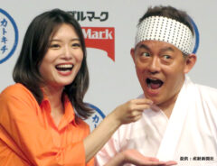 井戸田潤さんと蜂谷晏海さん