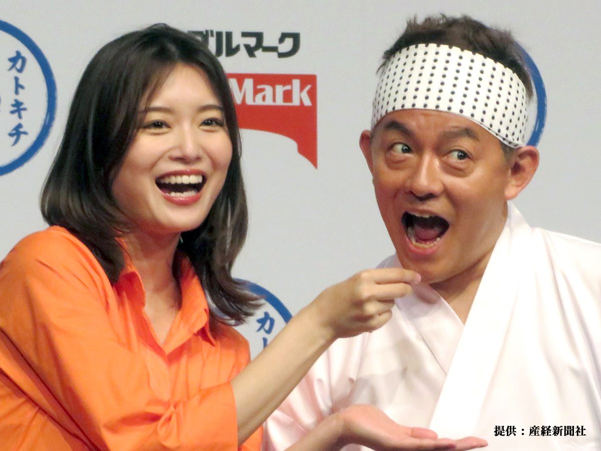 井戸田潤さんと蜂谷晏海さん