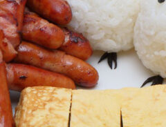 ウインナーと玉子焼きの画像