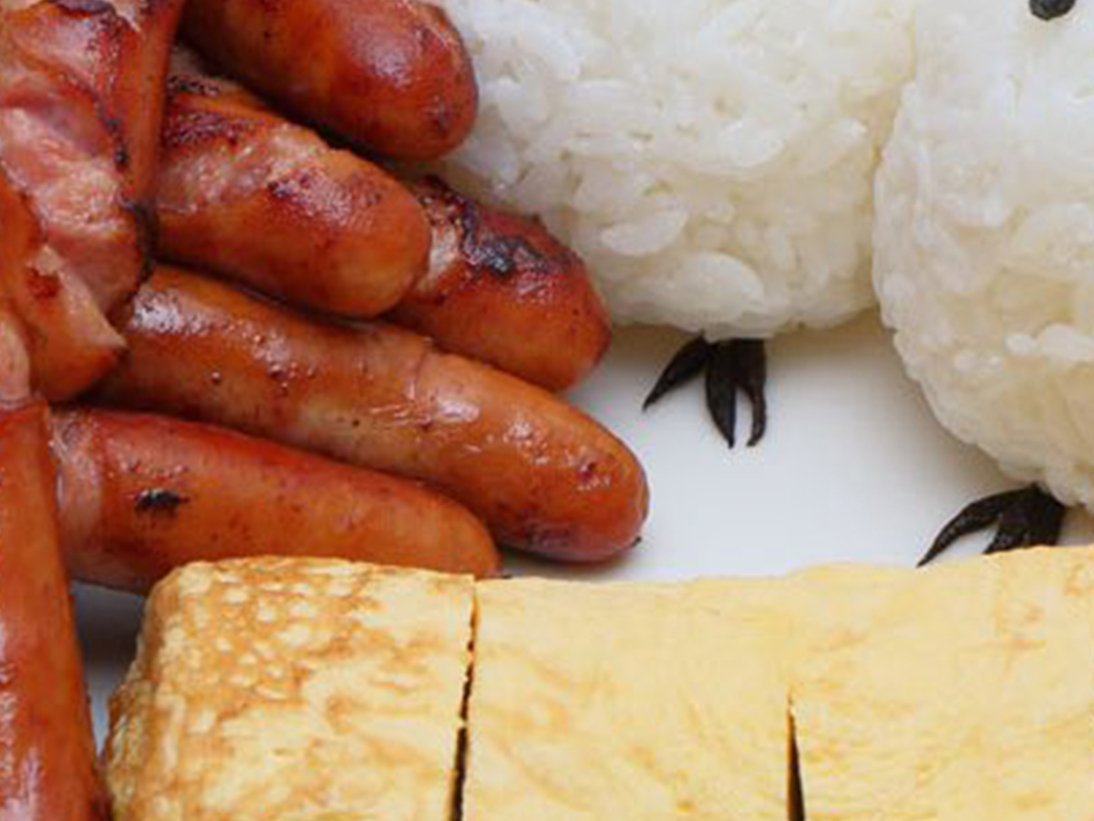 ウインナーと玉子焼きの画像
