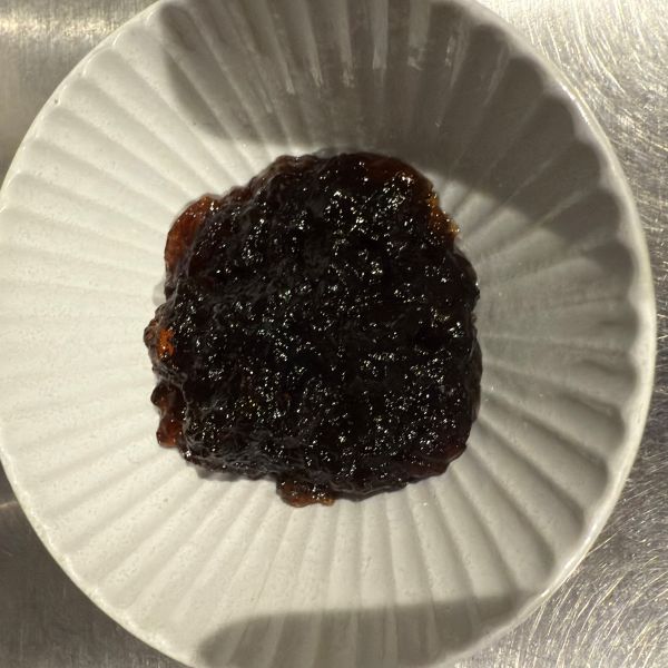 コーヒーゼリーを小皿に出した様子
