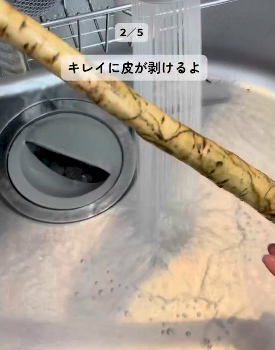 皮が剥ける