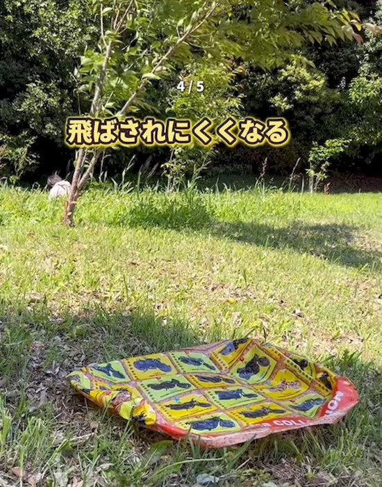 飛ばされにくい