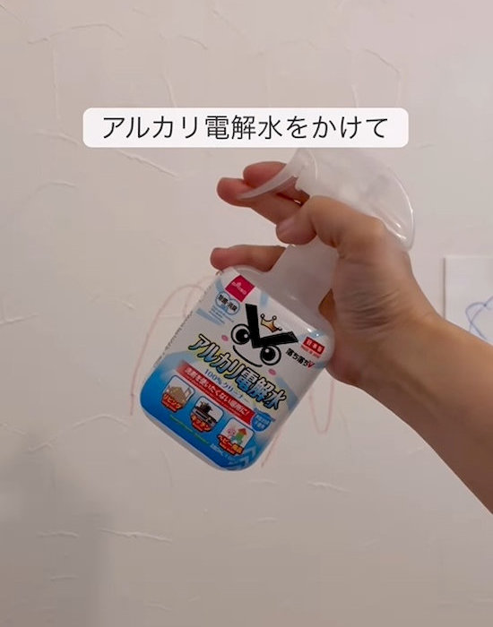 アルカリ電解水スプレー