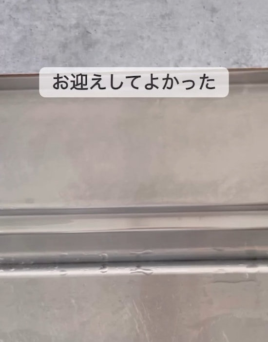 きれいな状態になったシンク
