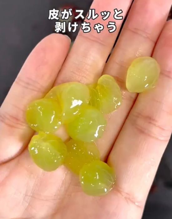 きれいに皮が剥ける