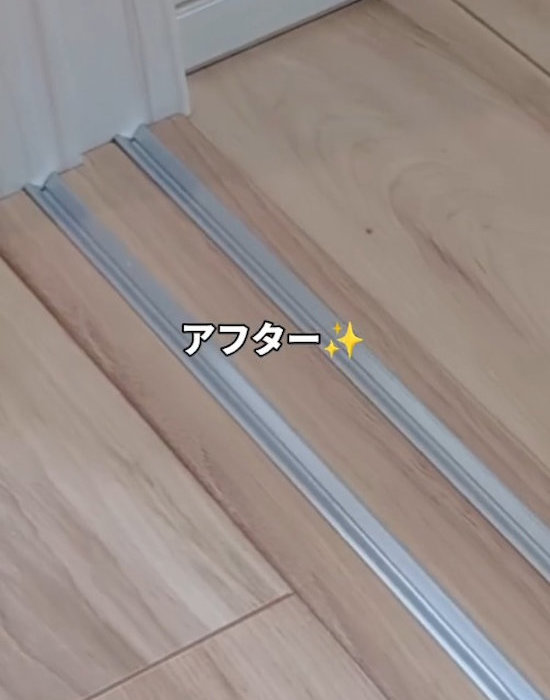 きれいになったレール