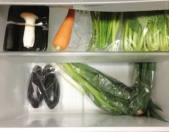 冷蔵庫の野菜室の写真