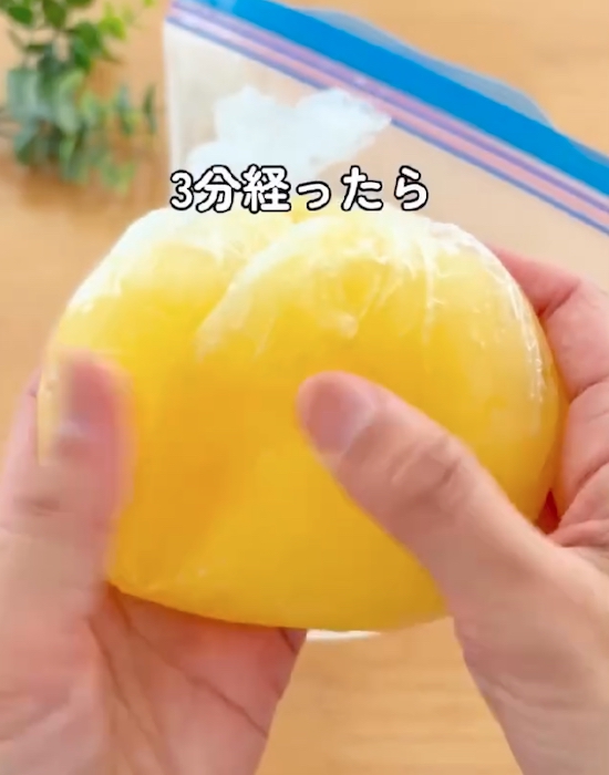 固まってきたジュース