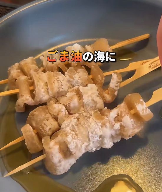 並べられたこんにゃく