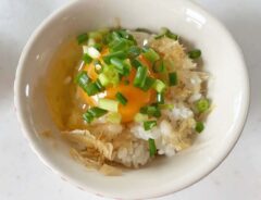 『だし炊き卵かけごはん』の完成写真