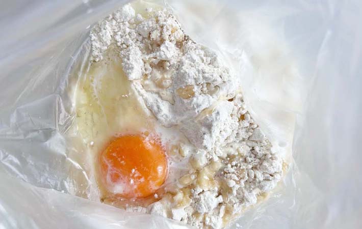 『レンチン簡単クッキー』を作る写真