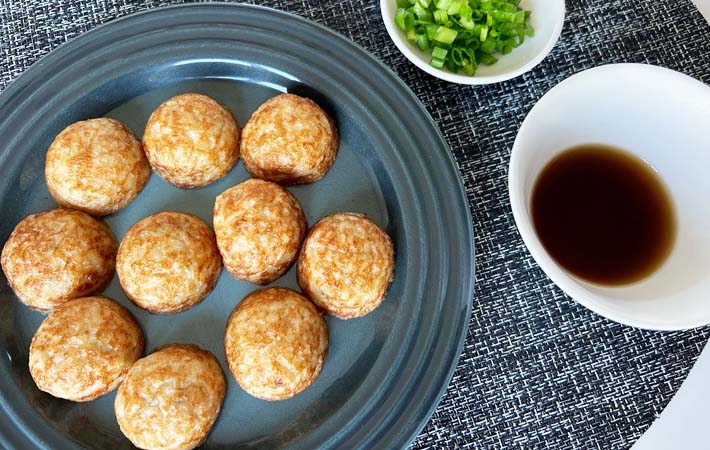 『つけたこ焼き（さっぱりつゆだれ）』の完成写真