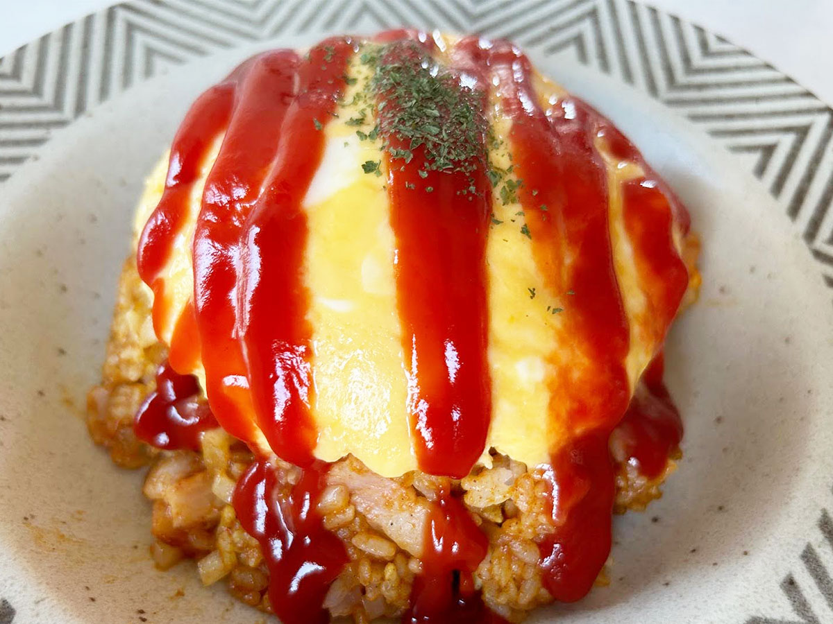 レンチンオムライス