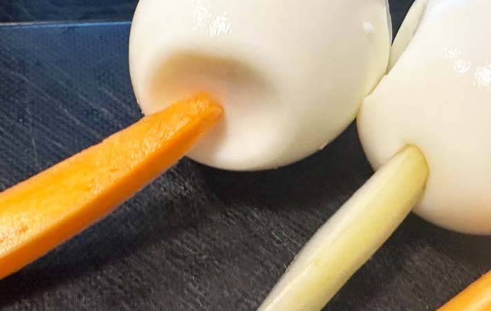 『ヘルシースナック』を作る写真