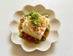 『天かす冷ややっこ』の完成写真