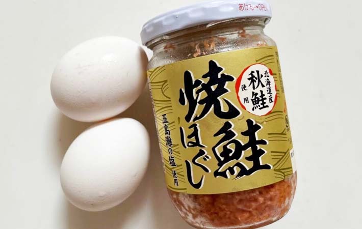 『鮭フレーク入り玉子焼き』の材料写真