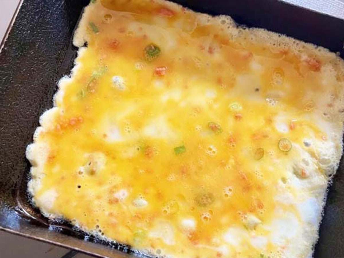 『鮭フレーク』入りの玉子焼き