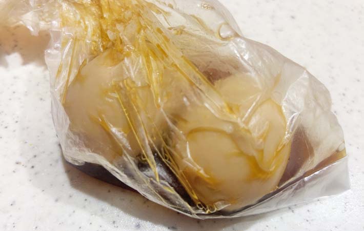 『味玉たまごサンド』を作る写真