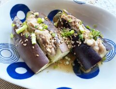 『なすのさっぱり豚バラはさみ』の完成写真