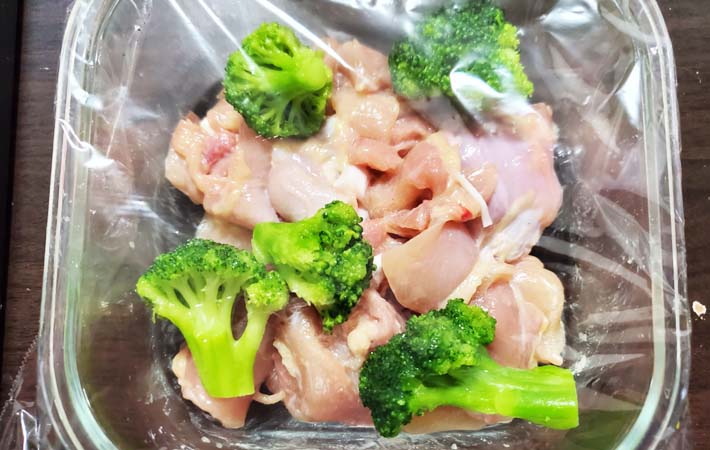 『香味レモン風味チキン』を作る写真