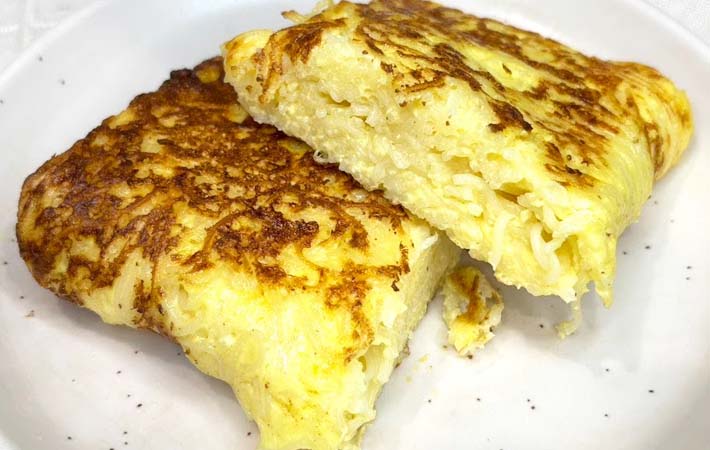 『そうめんフレンチトースト』　の完成写真