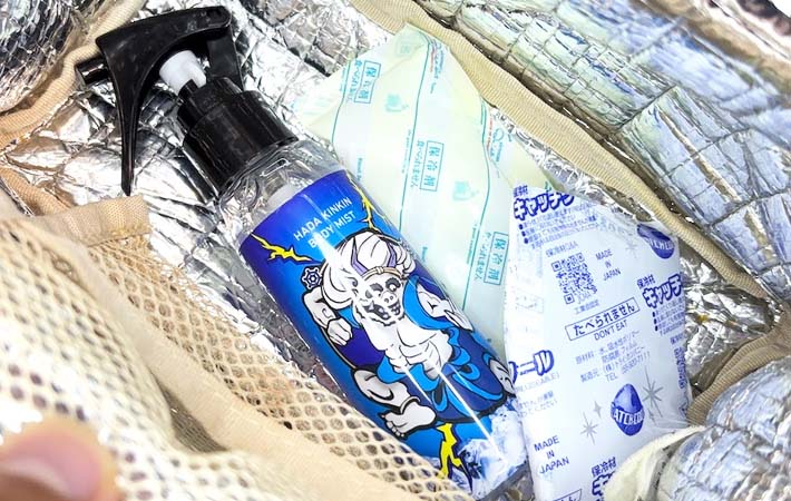 『熱中対策　肌キンキンボディミスト』の写真