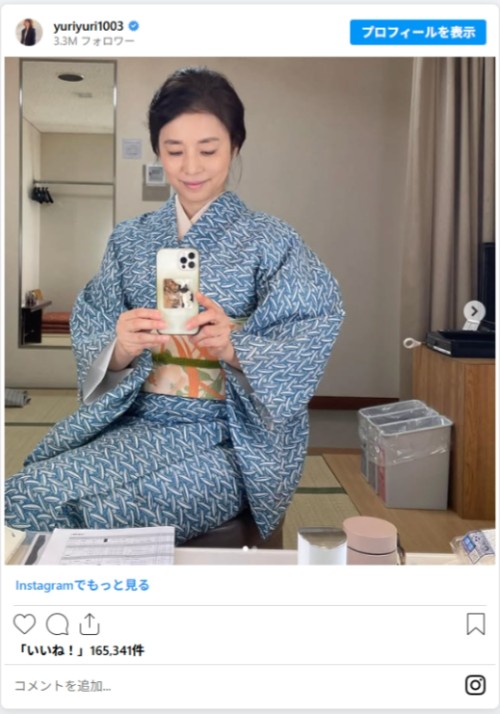 石田ゆり子さんのInstagram