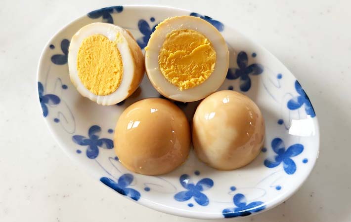 『ポン酢味玉』の完成写真