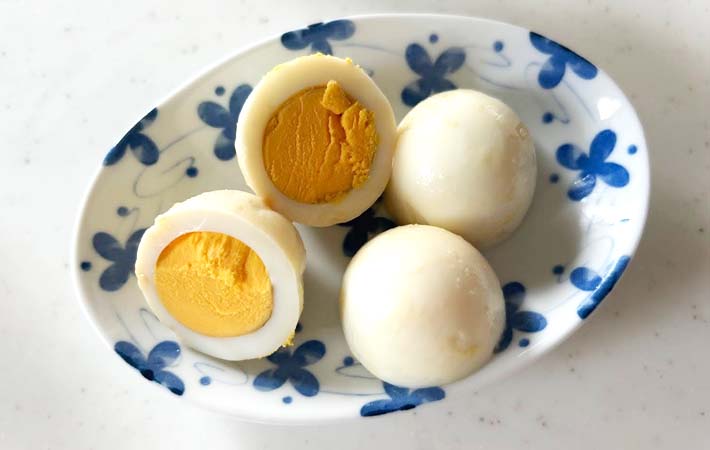 『味噌味玉』の完成写真