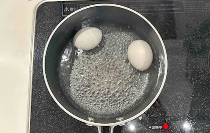 『キムチ味玉』を作る写真