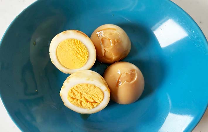 『すき焼のたれで簡単！味玉』の完成写真