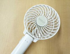 携帯扇風機の写真