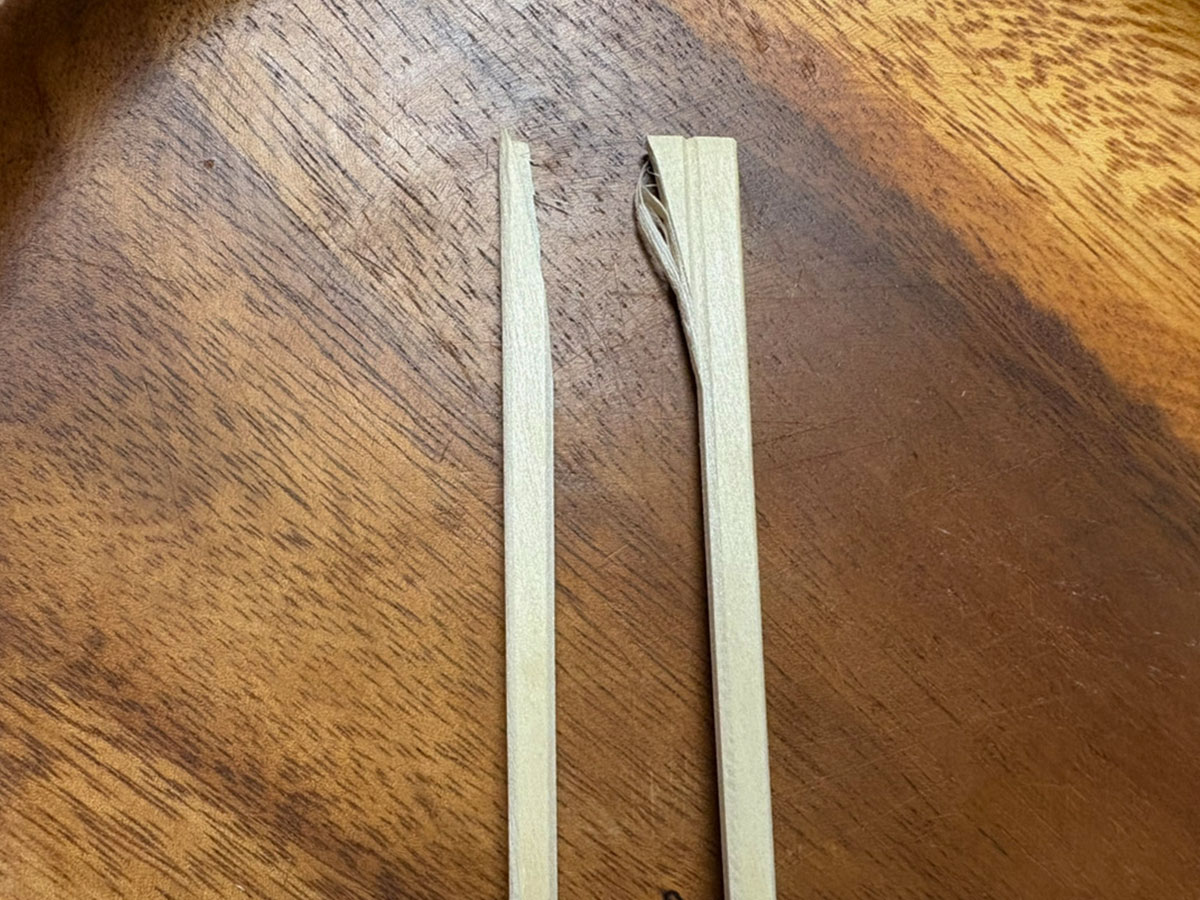 割り箸の写真