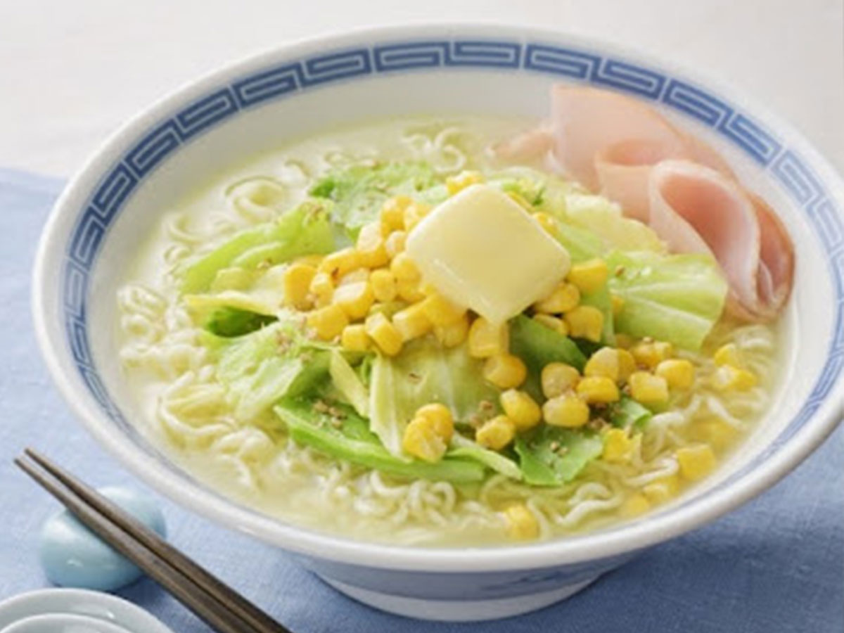 『レンジで!塩バターコーンラーメン』の写真