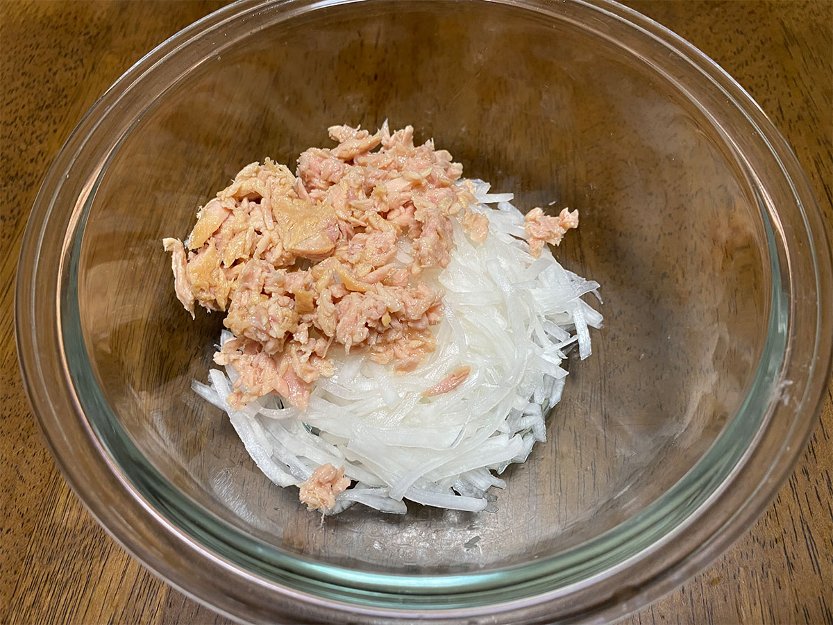 ツナ大根