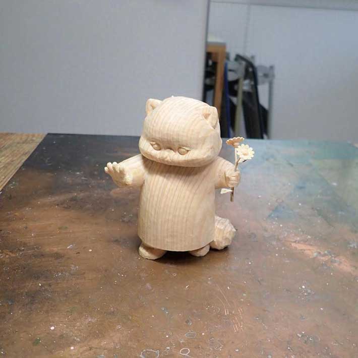 木彫りの作品