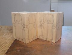木彫りの作品