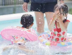 水遊びの写真