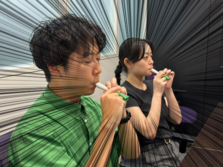 ネギ笛と社員