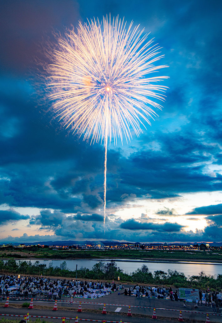 長岡まつり大花火大会の花火の写真