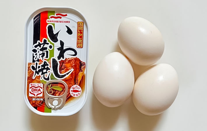 『うまき風卵焼き』の材料の写真