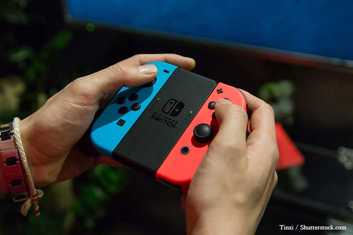 ニンテンドースイッチの写真