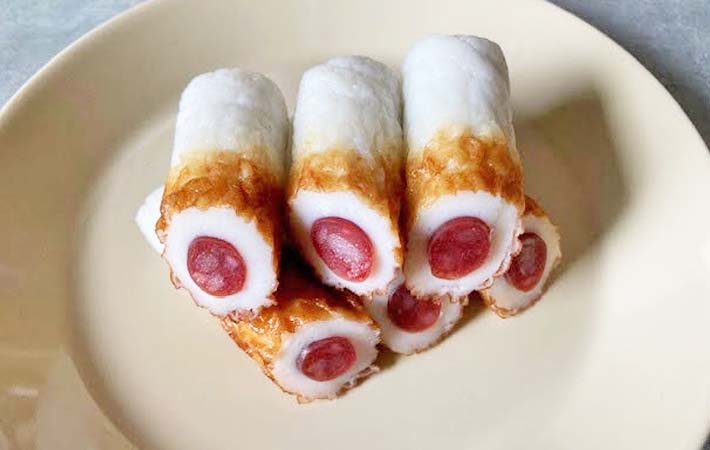 『ちくわカルパス』の完成写真