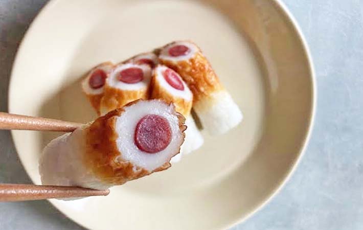 『ちくわカルパス』の完成写真